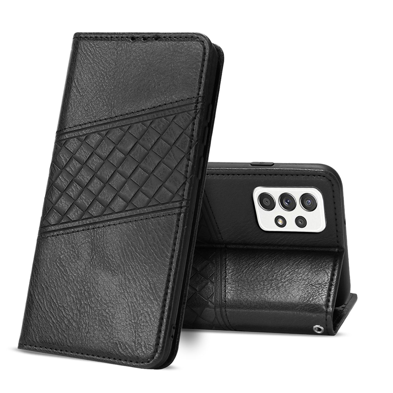 Reiko Samsung Galaxy A52/5G 3-In-1 Wallet Case In Black